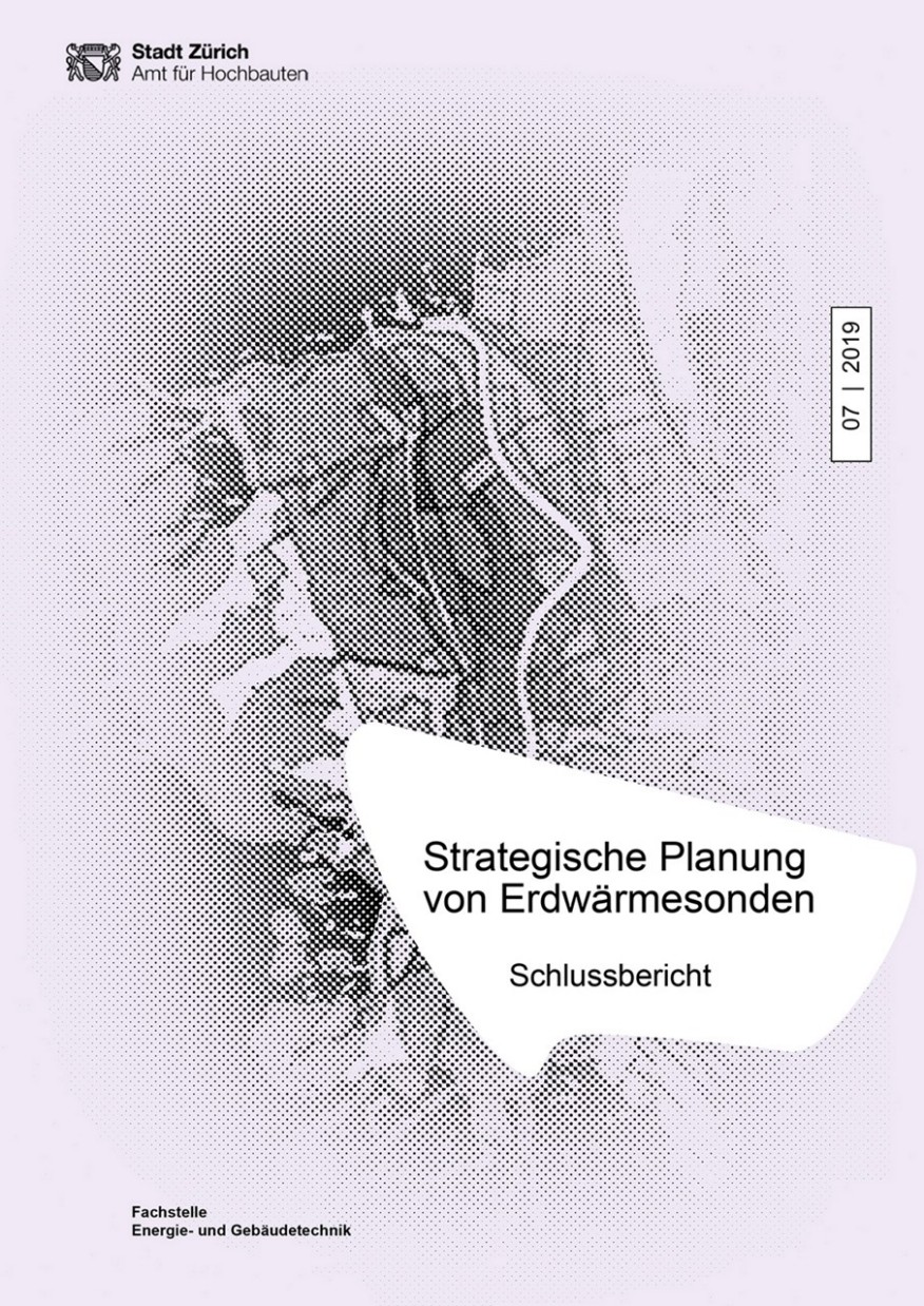 Strategische Planung von Erdwärmesonden Titelseite Studie Strategische Planung von Erdwärmesonden