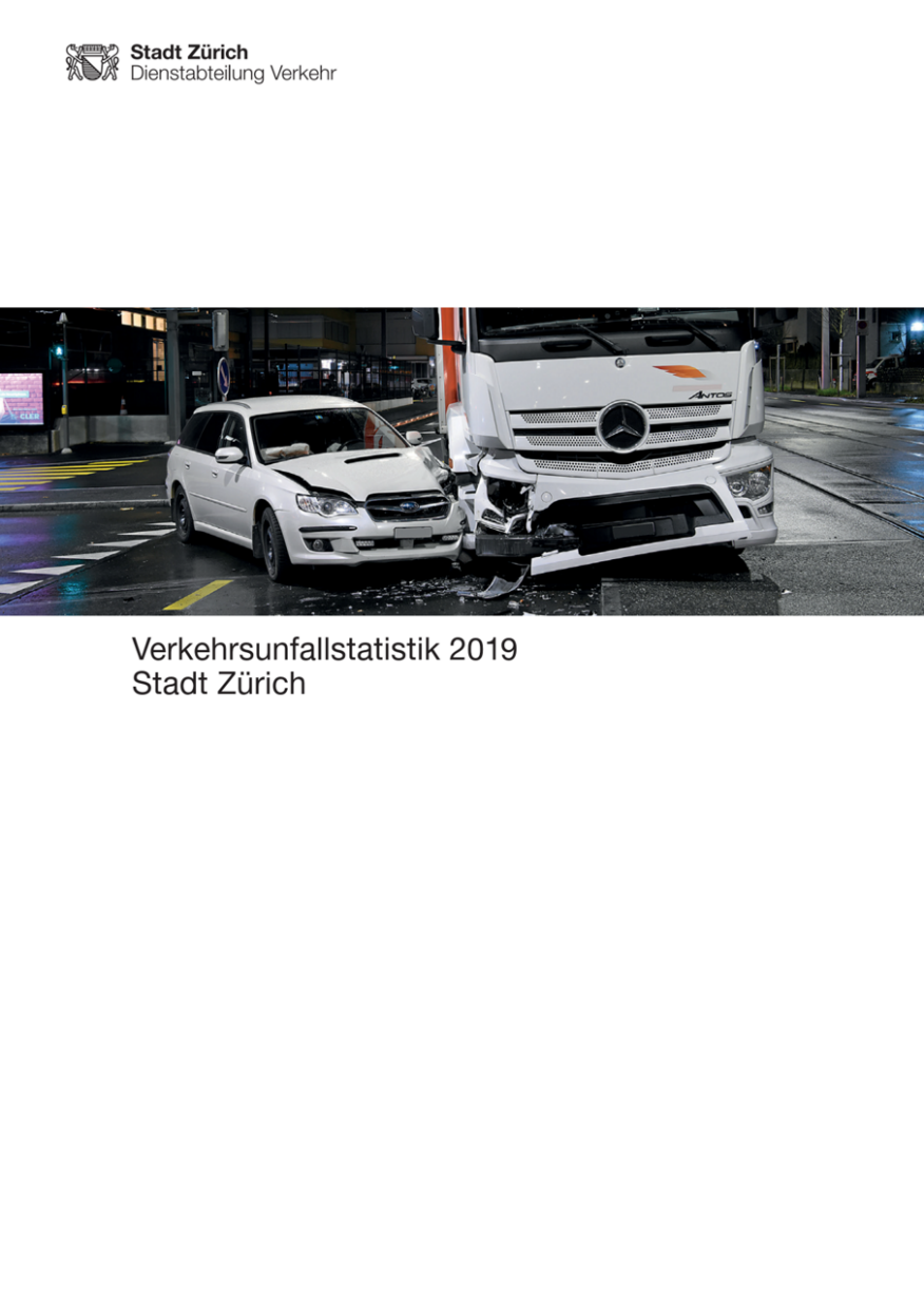 Verkehrsunfallstatistik 2019 Titelbild