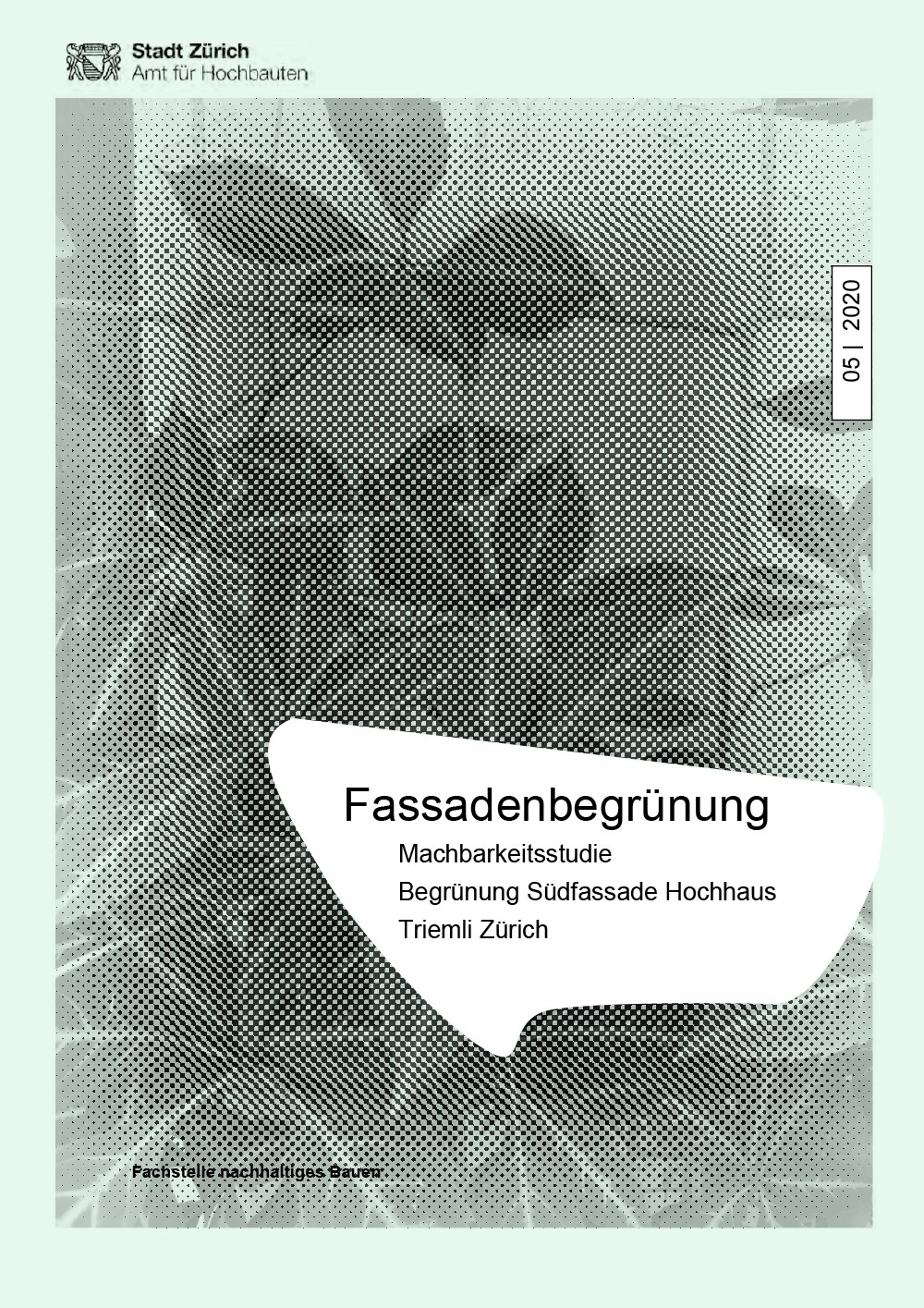 Titelseite Studie Fassadenbegrünung