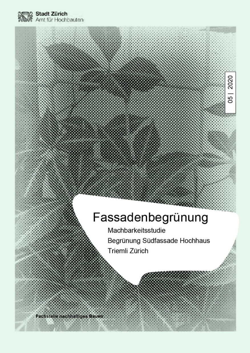 Fassadenbegrünung Titelseite Studie Fassadenbegrünung