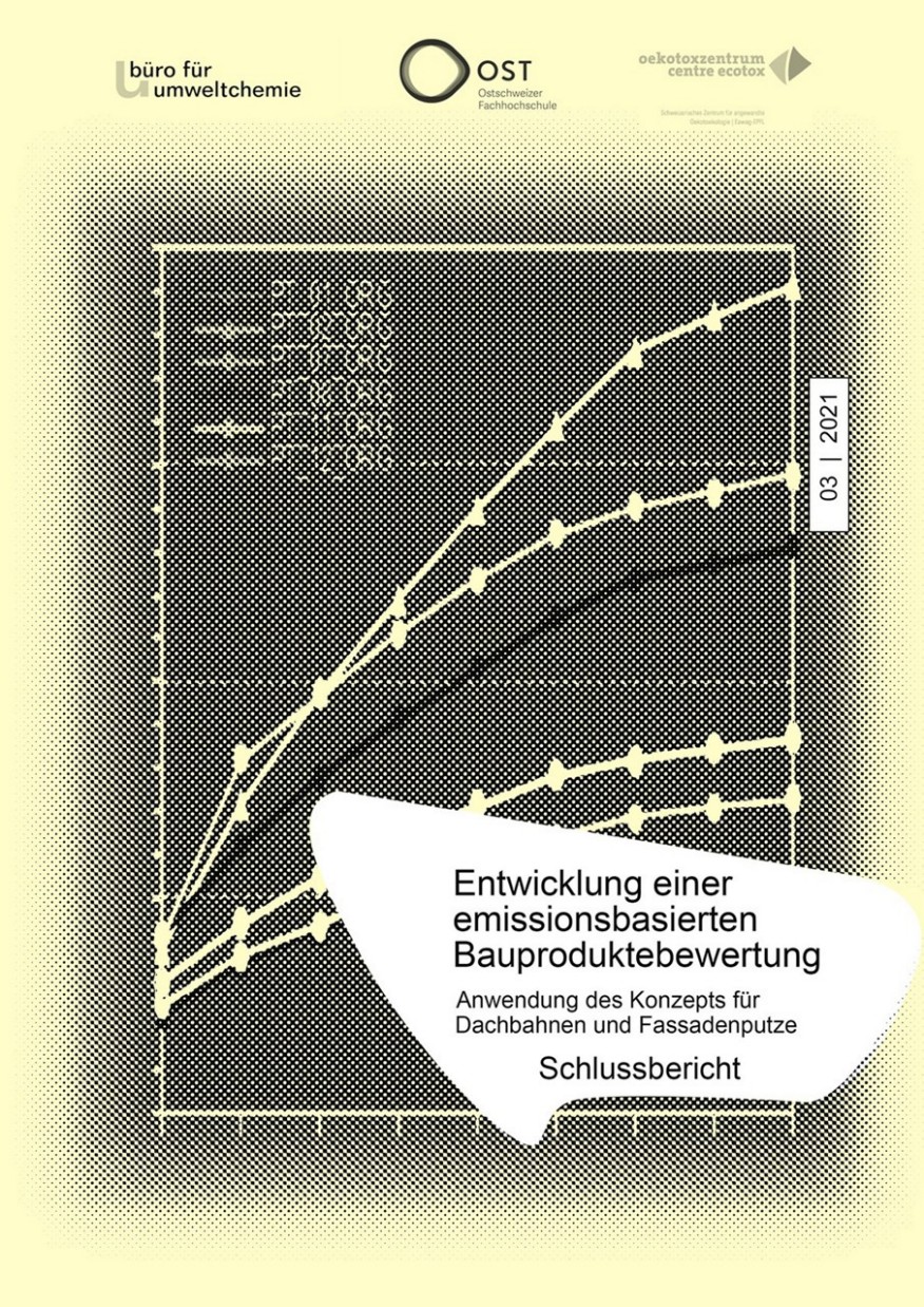 Entwicklung einer emissionsbasierten Bauproduktebewertung Titelseite Studie Entwicklung einer emissionsbasierten Bauproduktebewertung