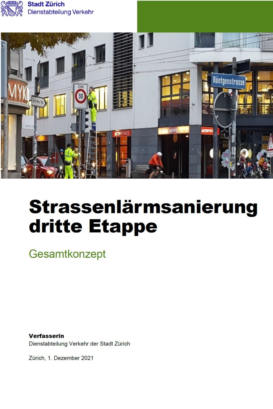 Strassenlärmsanierung dritte Etappe