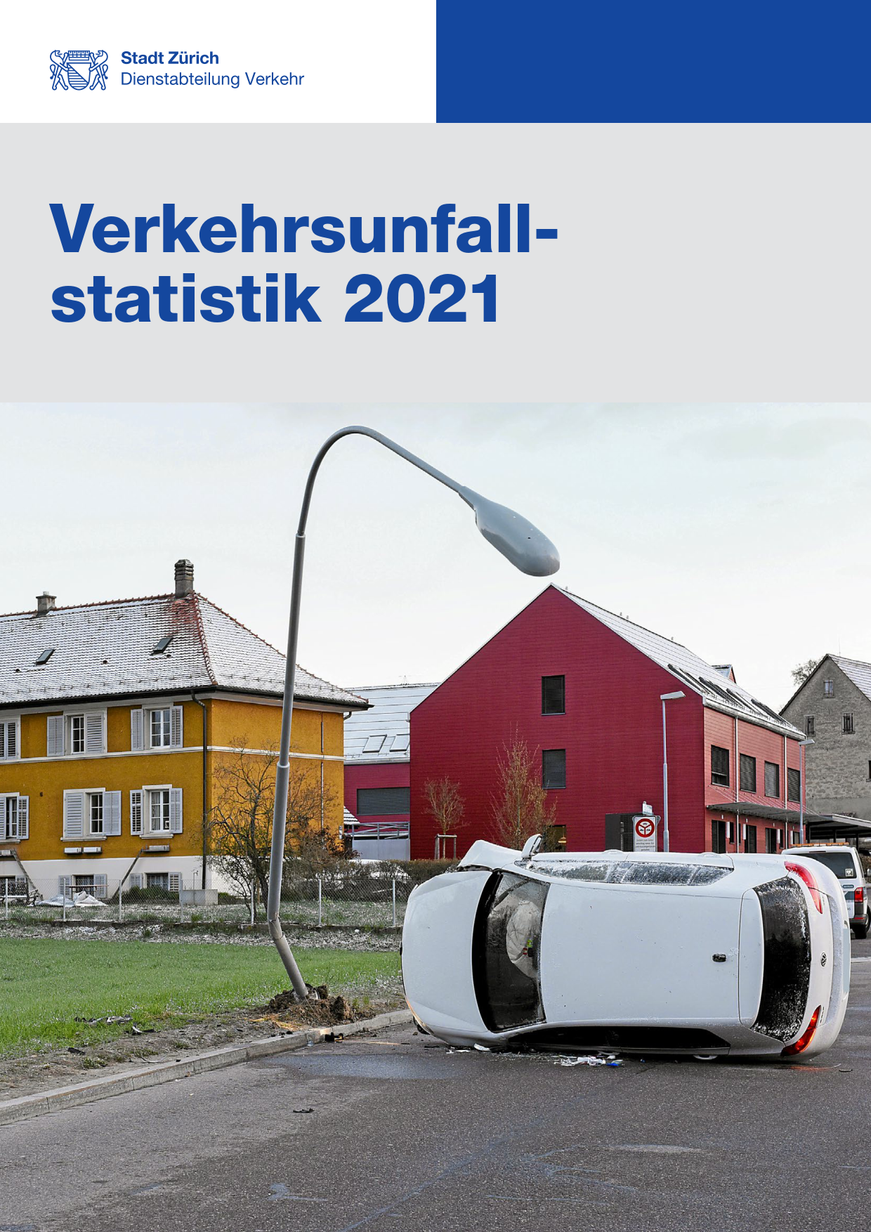 Verkehrsunfallstatistik 2021 Titelbild