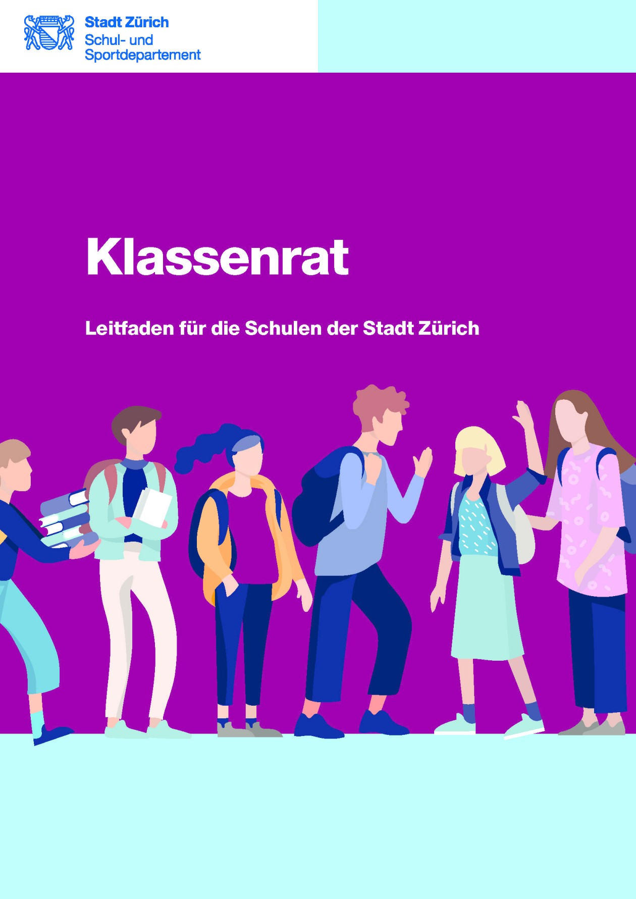 Titelseite des Leitfandes Klassenrat