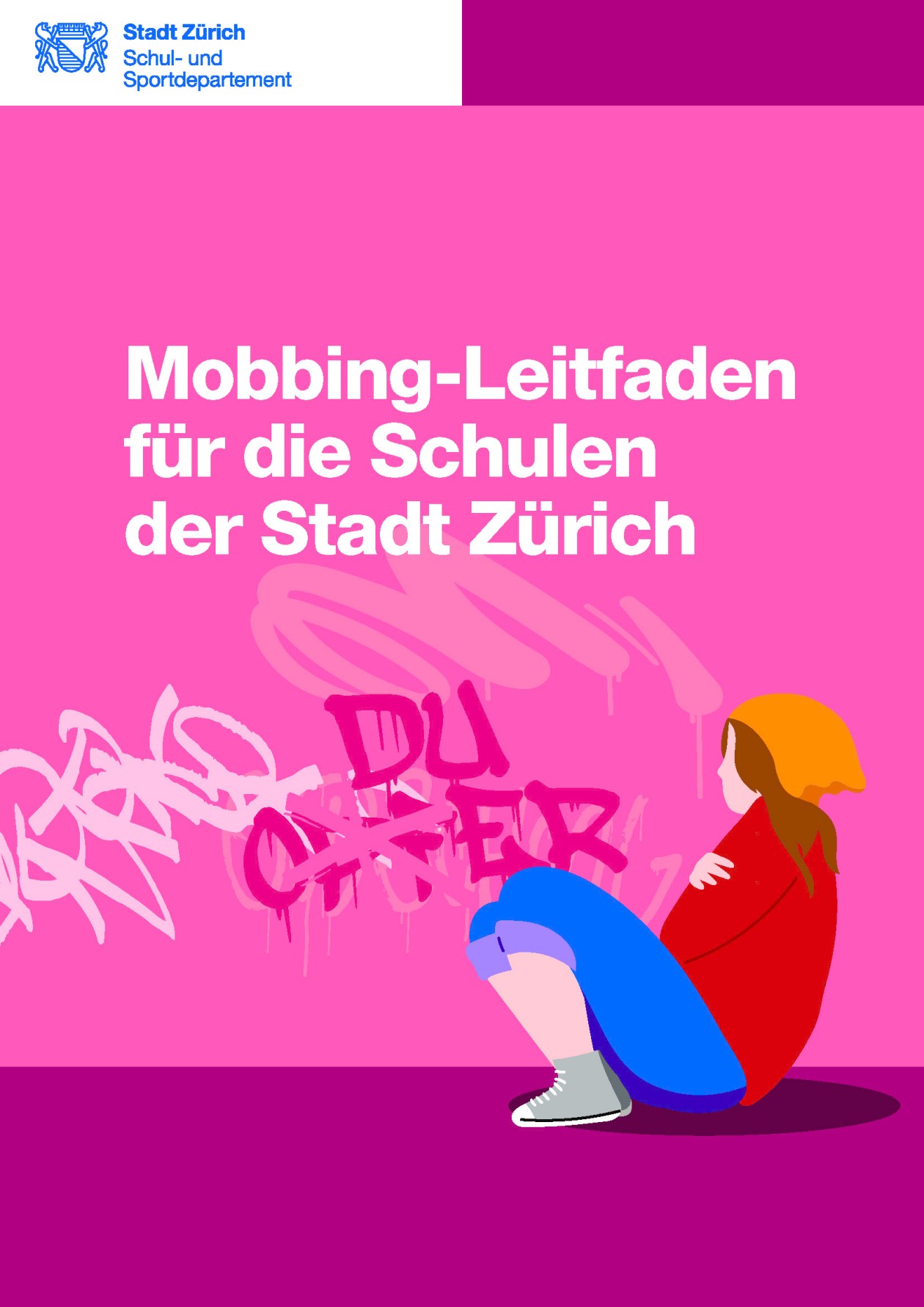 Titelseite des Leitfadens Mobbing