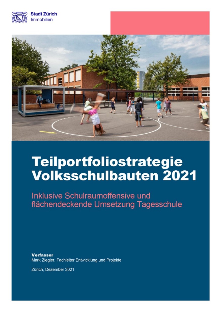 Teilportfoliostrategie Volksschulbauten 2030 Teilportfoliostrategie Volksschulbauten 2030