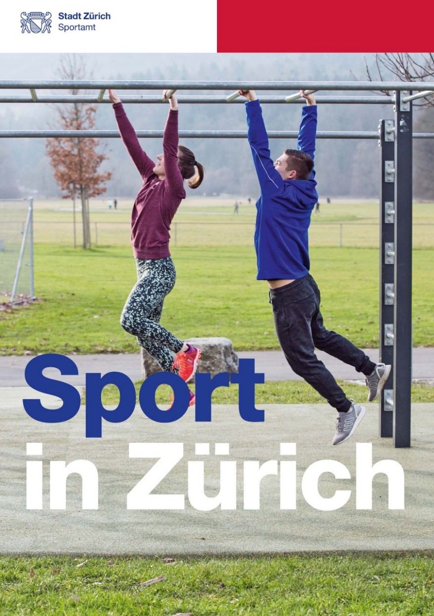 Titelbild der Broschüre Sport in Zürich