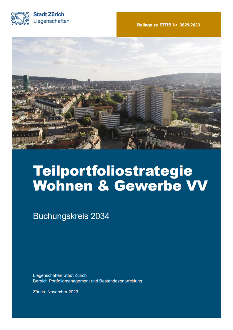 Titelbild Teilportfoliostrategie Wohnen & Gewerbe VV Titelbild Teilportfoliostrategie Wohnen & Gewerbe VV