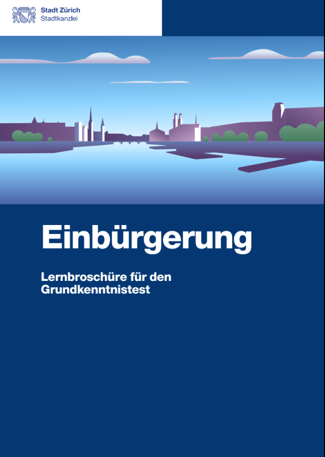 Titelblatt der Lernbroschüre