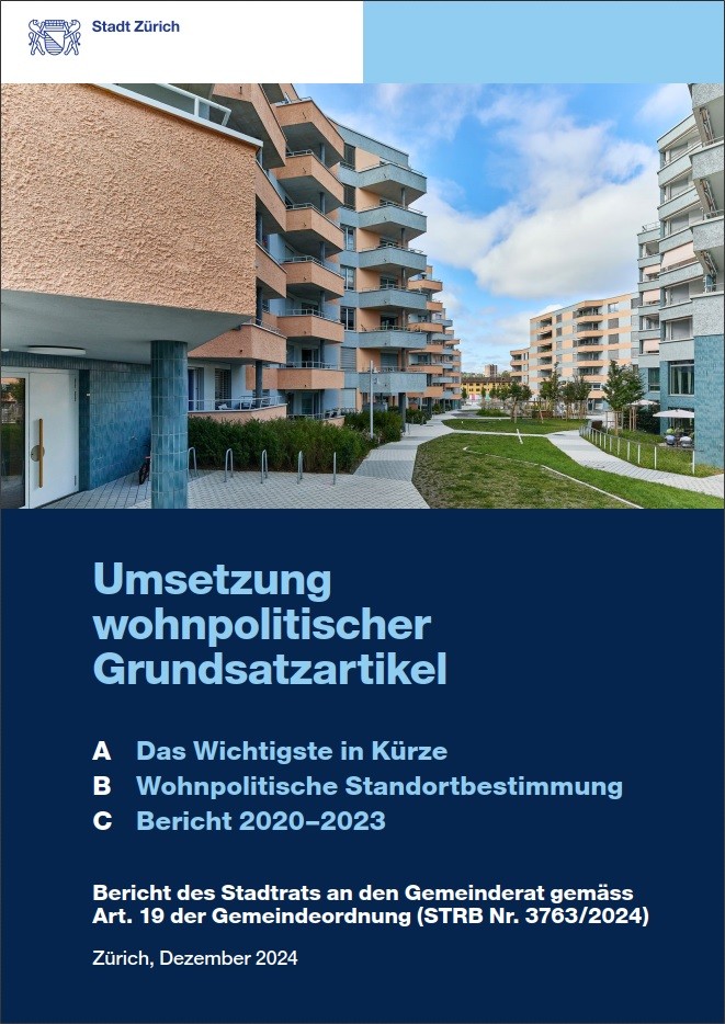 Abbildung des Deckblatts des Berichts