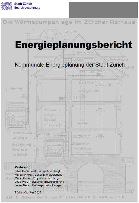 Frontseite des Energieplanungsberichtes