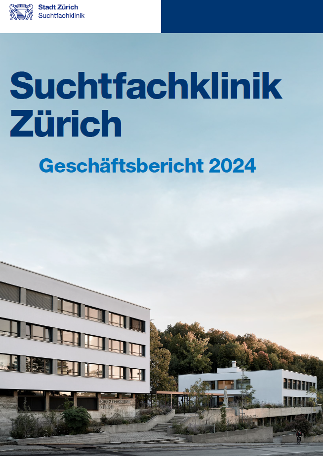 Titelseite Geschäftsbericht Suchtfachklinik 2024