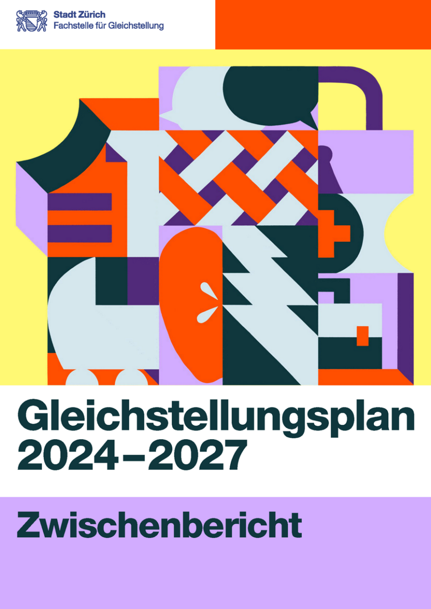 Titelbild Zwischenbericht Gleichstellungsplan 2024-2027
