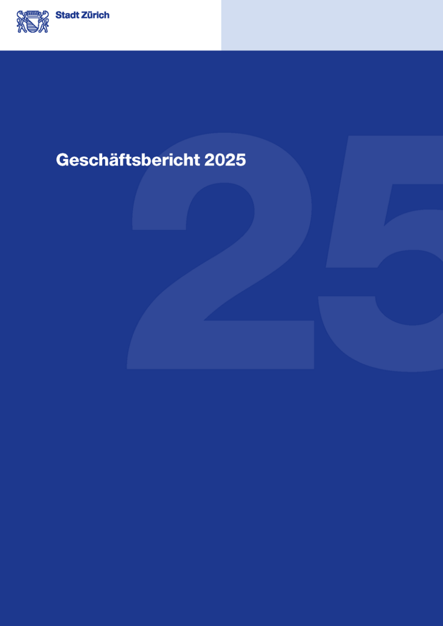 Titelseite des Geschäftsberichts 2025