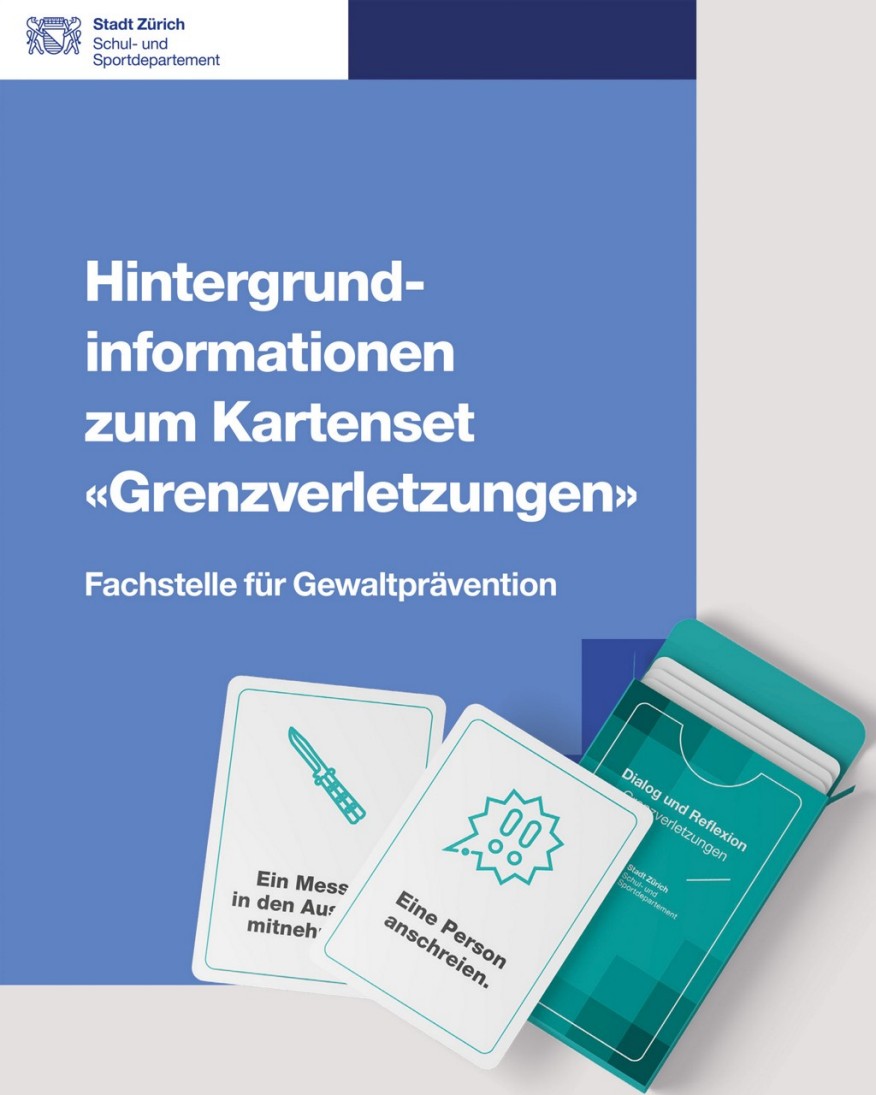 Kartenset und Titelblatt der Hintergrundinformationen