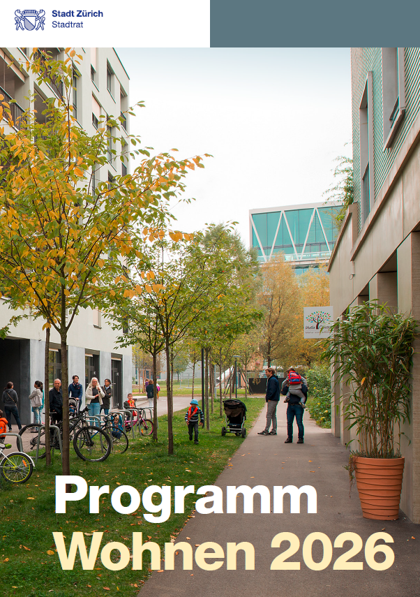 Titelbild vom Programm Wohnen des Stadtrats