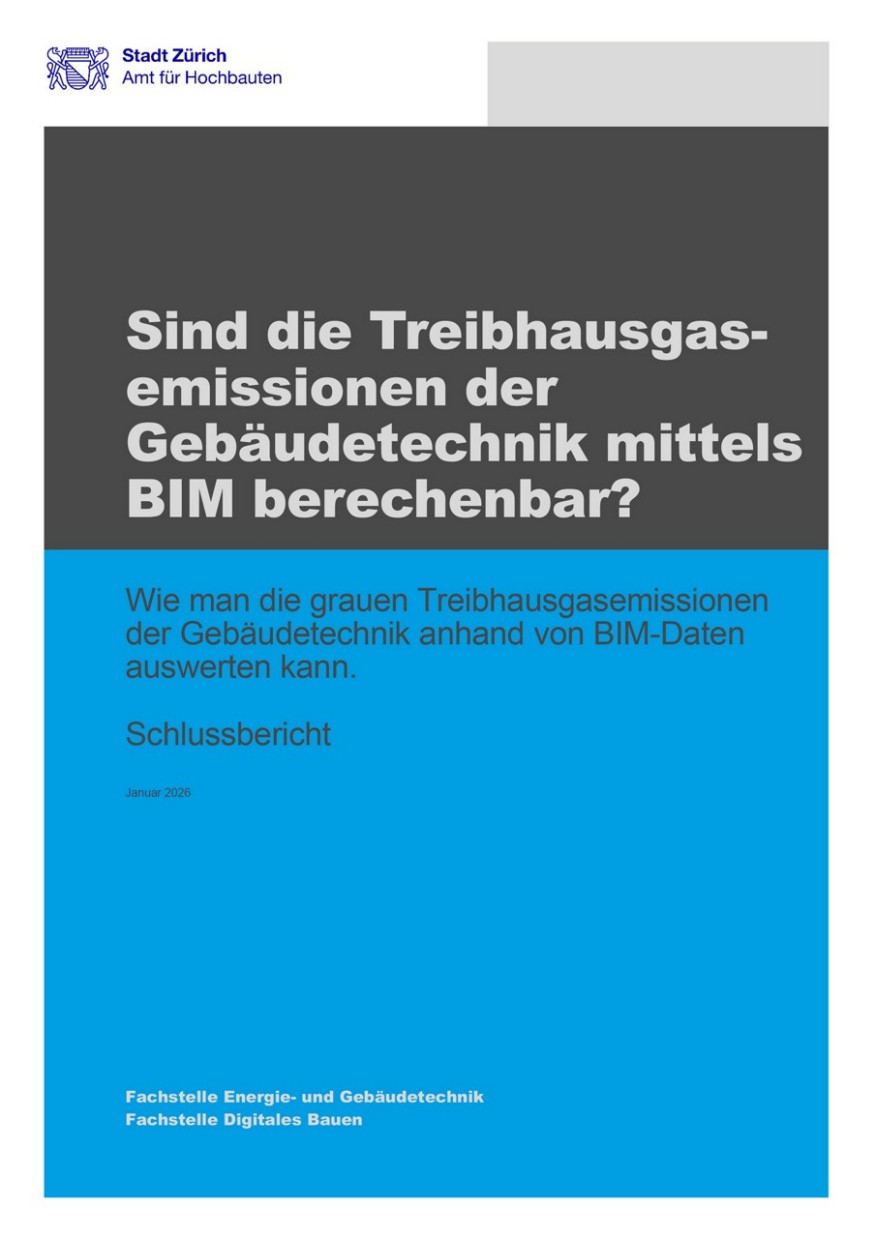 Sind die Treibhausgasemissionen der Gebäudetechnik mittels BIM berechenbar?