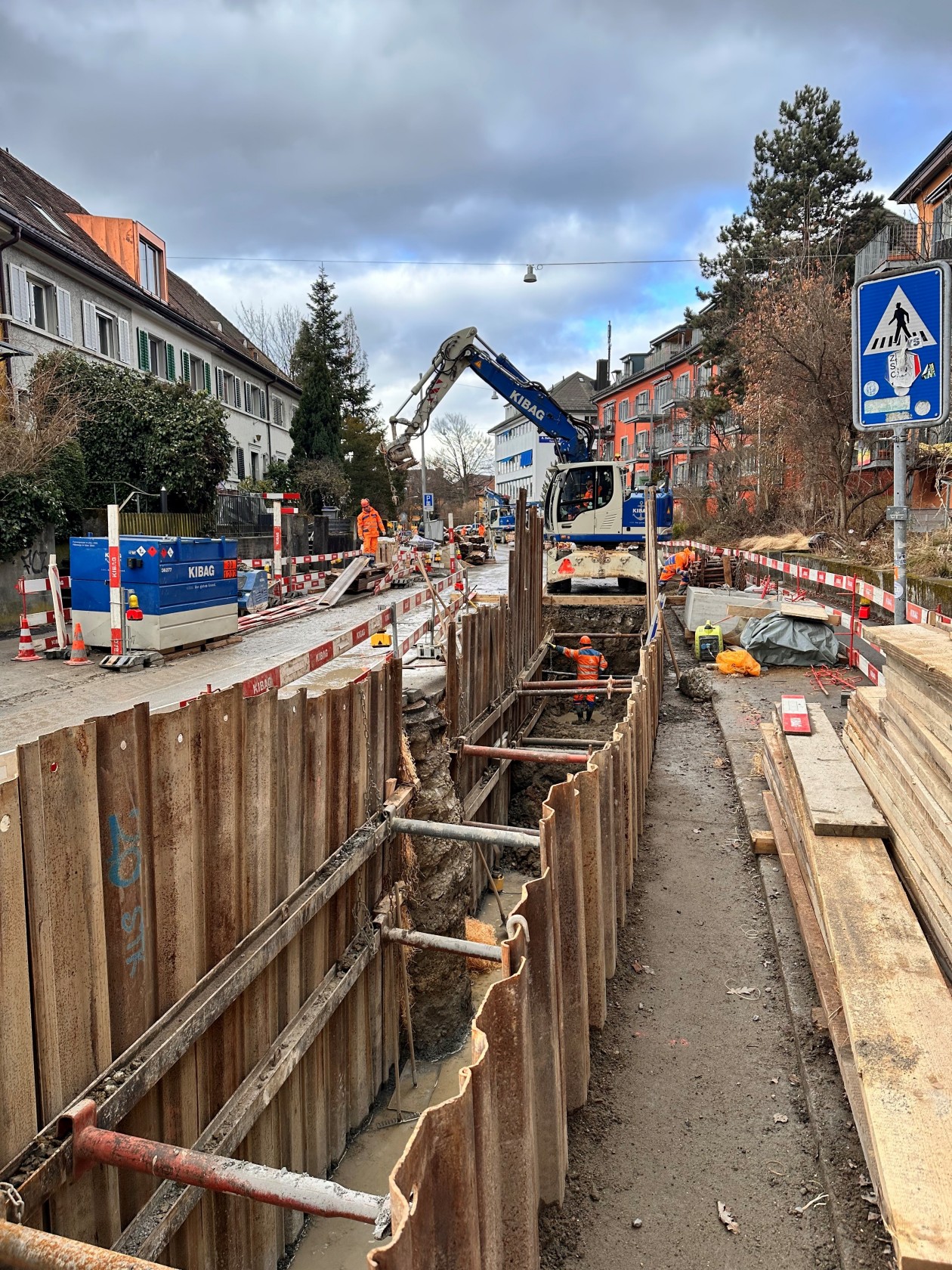 Bauarbeiten Scheuchzerstrasse