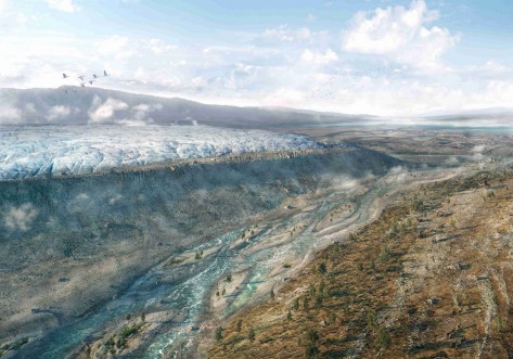 Stadtgeologie Lebensbild der Stadt Zürich während der letzten Eiszeit