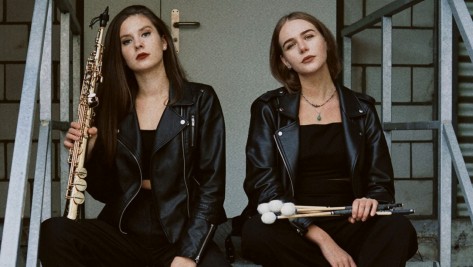 bild-serenaden-2025-saxundperc-duo Sax & Perc Duo mit Instrumenten
