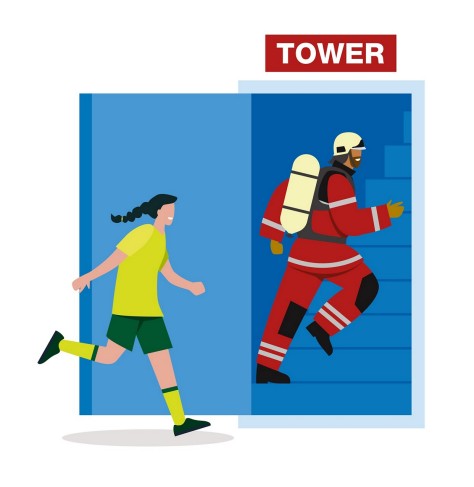 Keyvisual Tower Running.