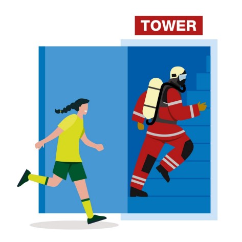 Keyvisual Tower Running