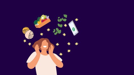 Illustration für nachhaltige Ideen