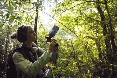 Klangforscherin Nadine Schütz, ETH Zürich. Foto: Lorenzo Ferrante