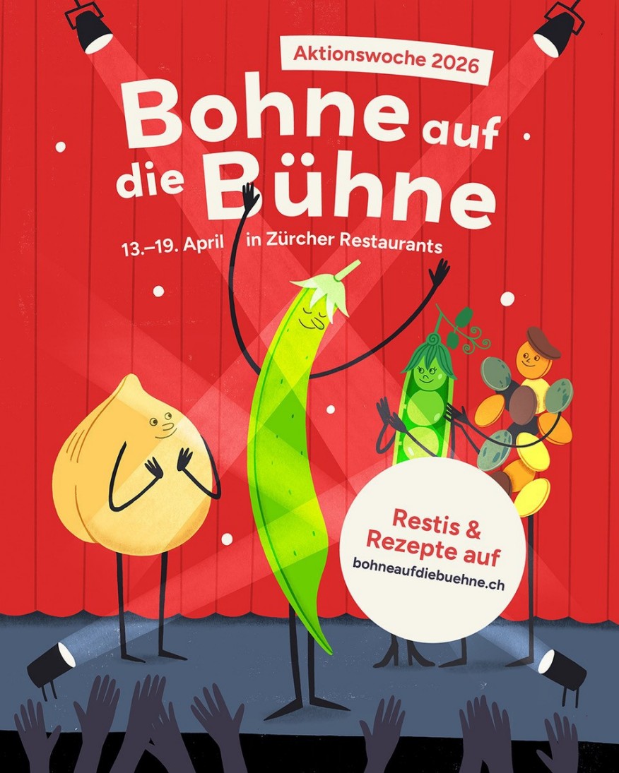 Werbeplakat Bohne auf die Bühne