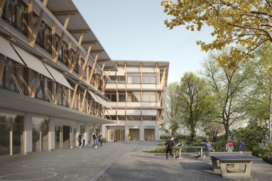 Visualisierung Schulanlage Saatlen