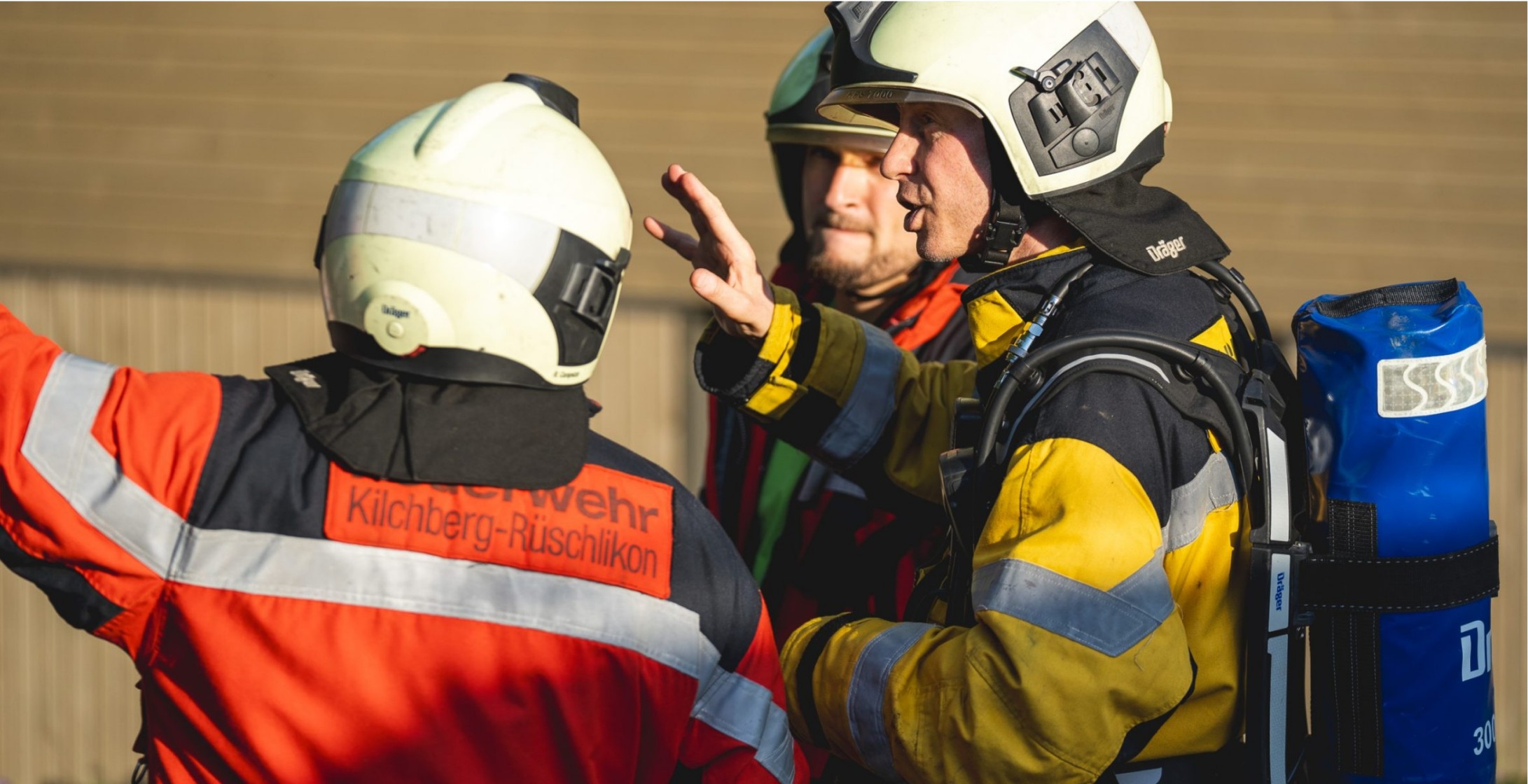 Rémy Heilmann im Einsatz.