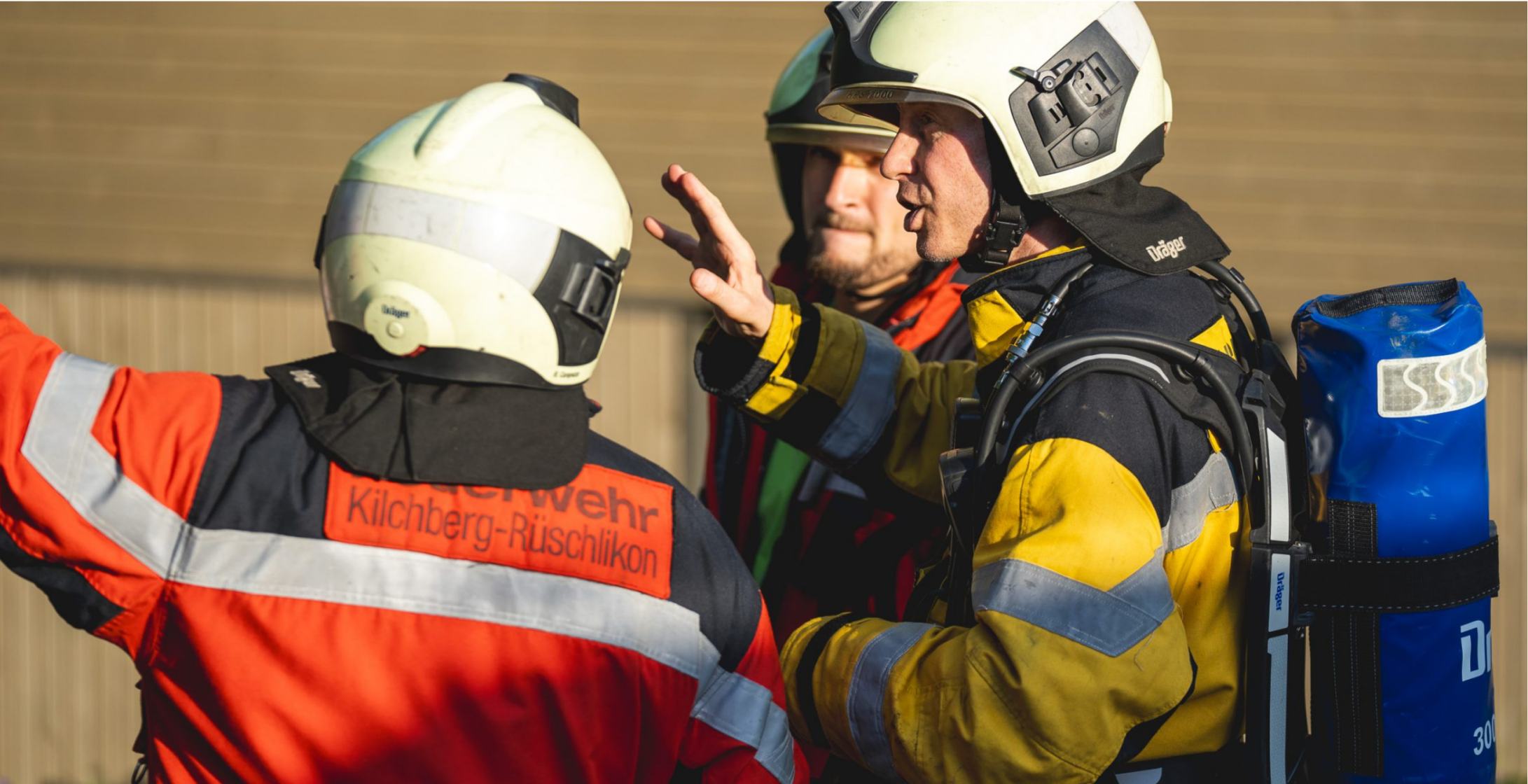 Rémy Heilmann im Einsatz.