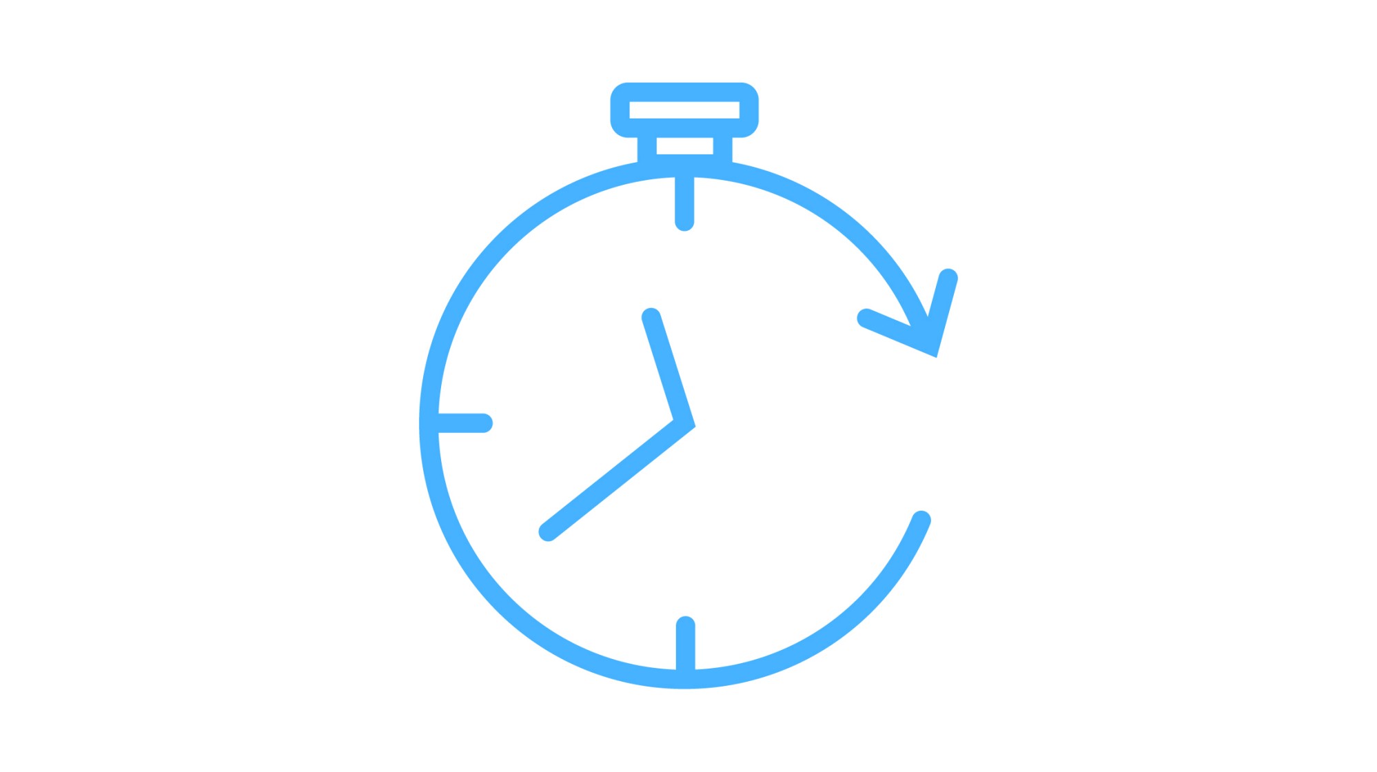 Illustration einer Stoppuhr