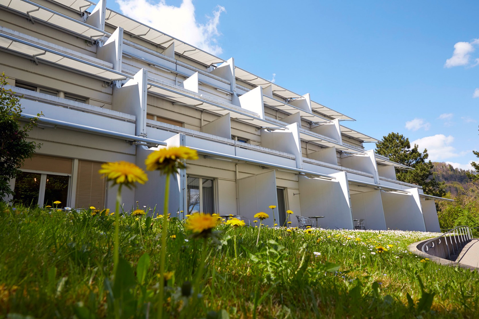 Blick aufs Gesundzeitszentrum Balderen