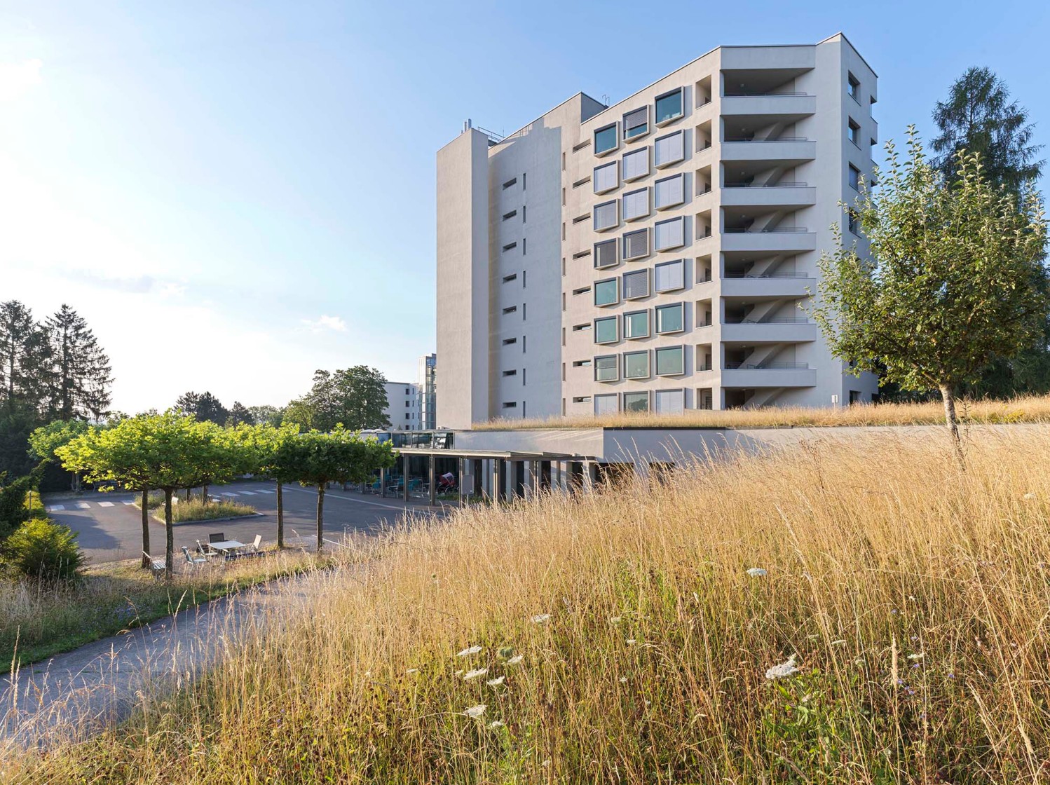 Das Gebäude des GFA Entlisberg
