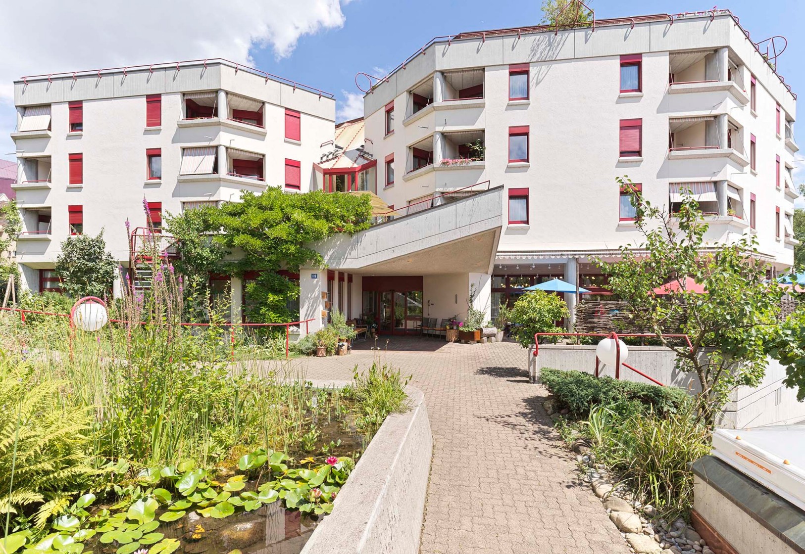 Die Gebäude des GFA Sydefädeli