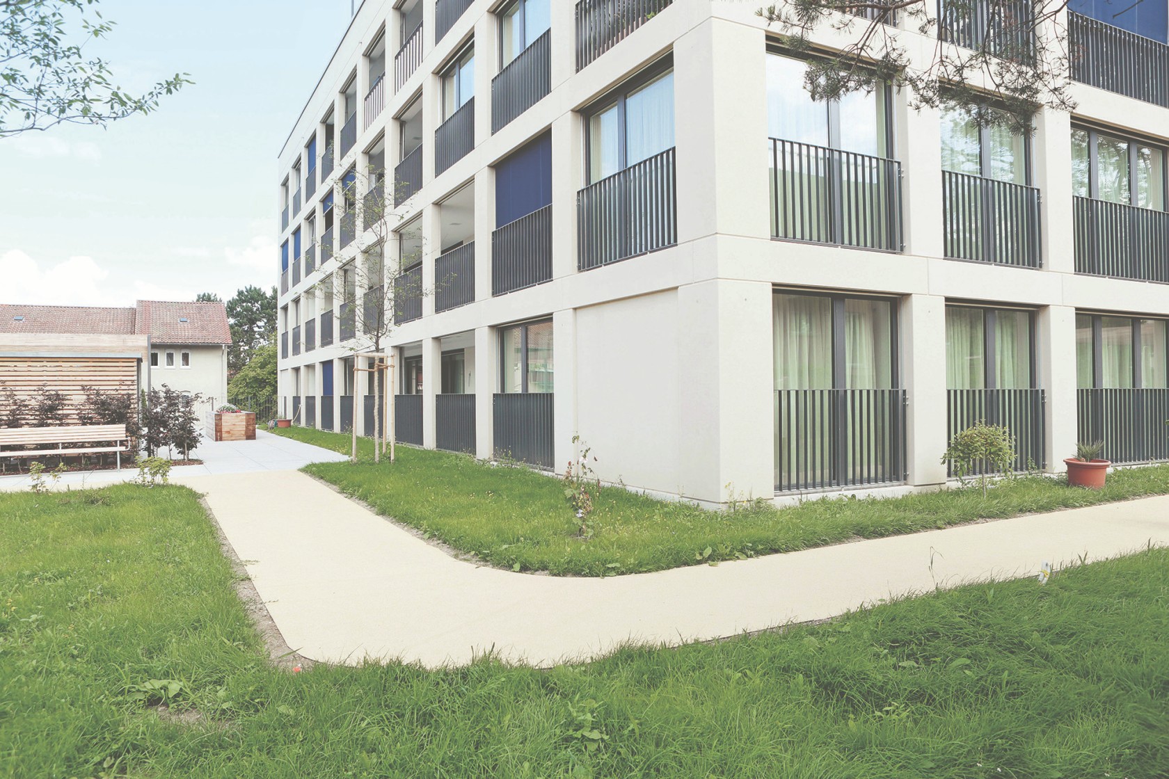 Wohngebäude von aussen