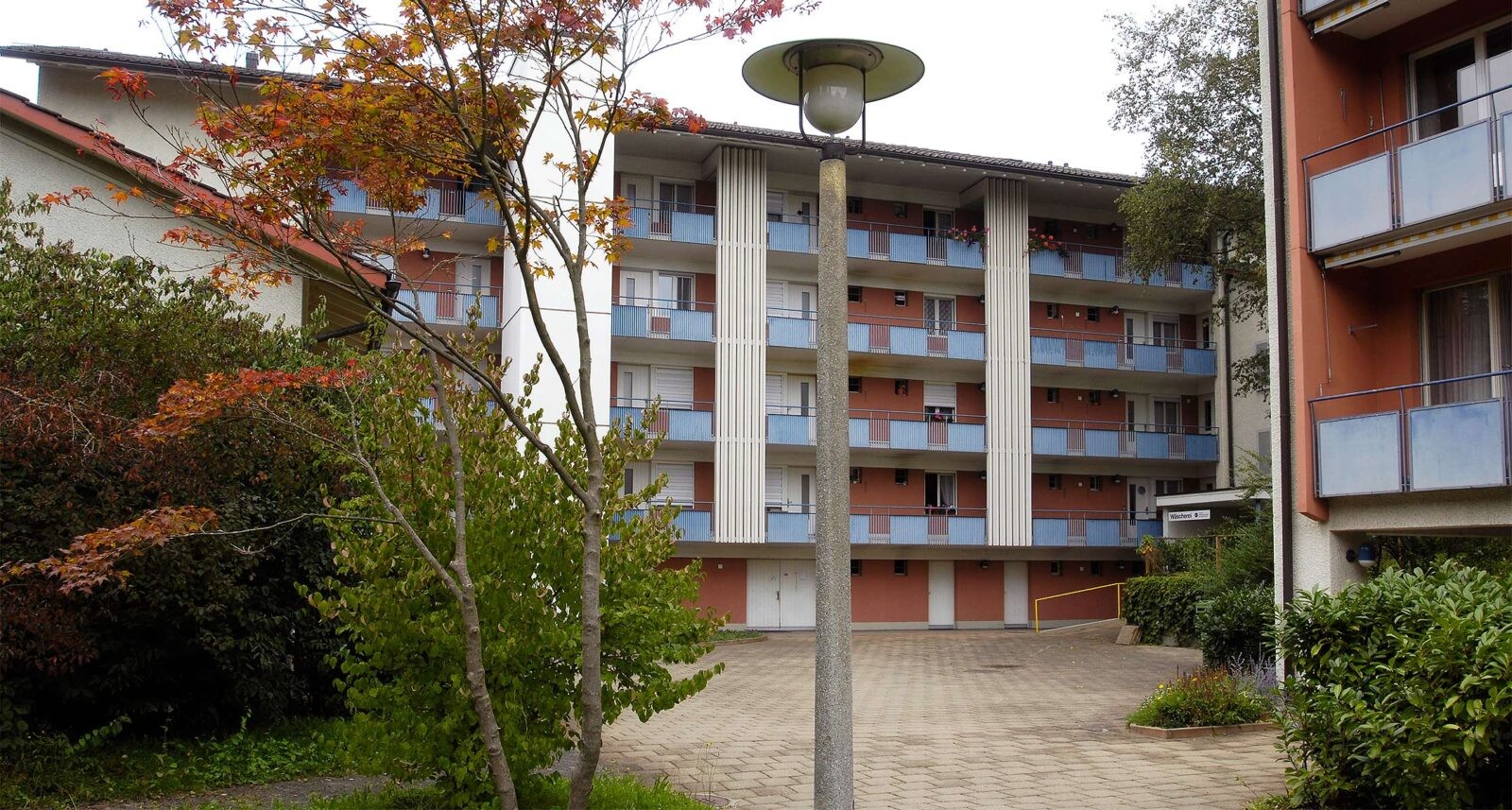 Wohngebäude der Siedlung