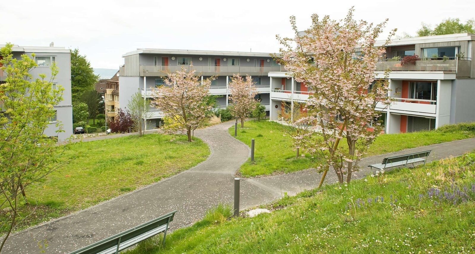 Aussenbereich der Siedlung