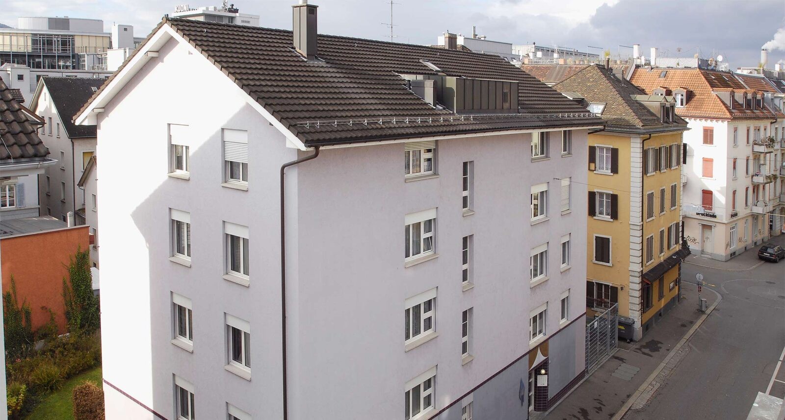 Blick aufs Gebäude
