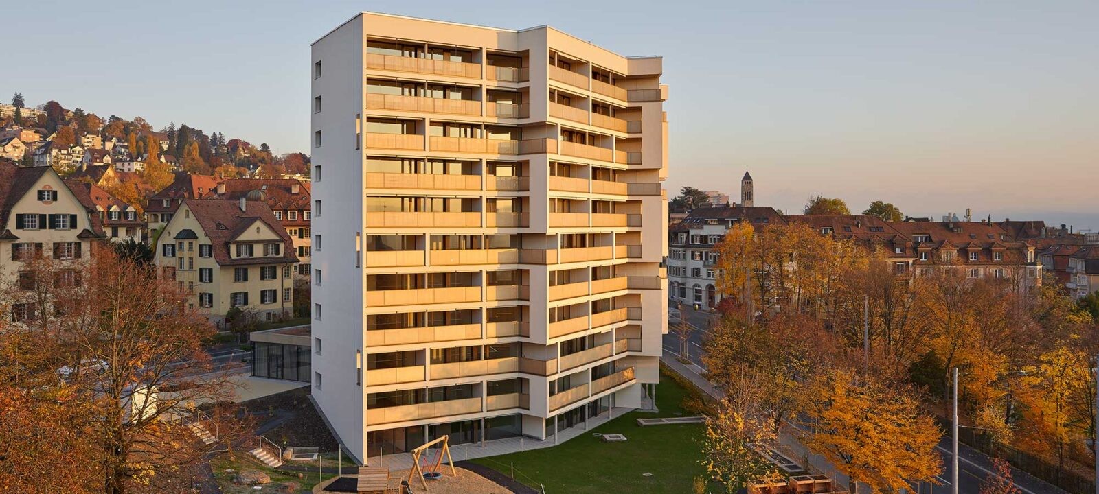 Das Gebäude von aussen