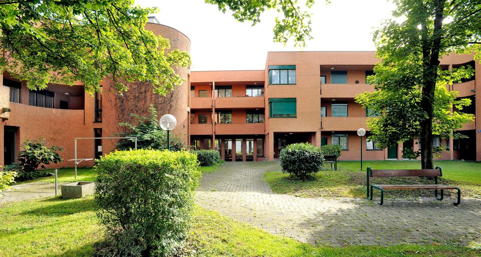 Aussenansicht der Wohngebäude