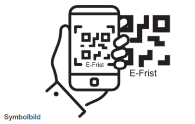 Formularausschnitt mit QR-Code