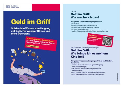 Der Flyer zum Angebot Geld im Griff