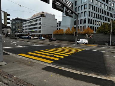 Giesshübelstrasse nachher