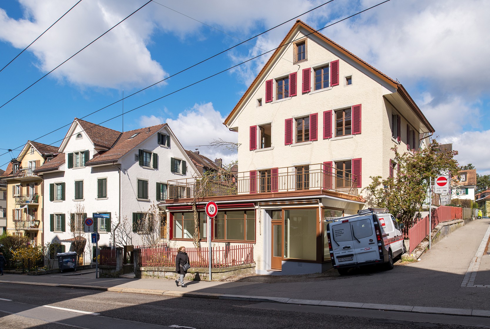 Aussenansicht Hegibachstrasse 21, 23