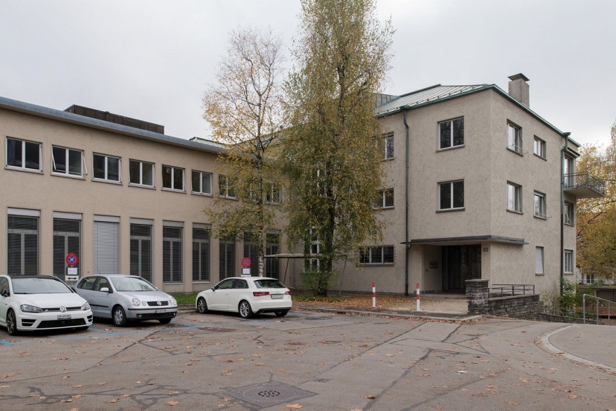 Blick auf das Gebäude vor dem Umbau