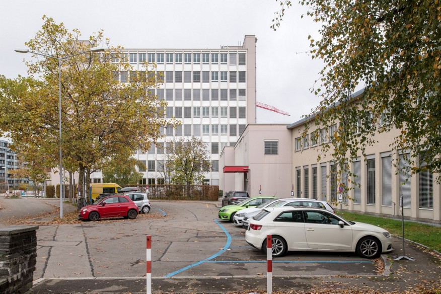 Blick auf das Gebäude vor dem Umbau
