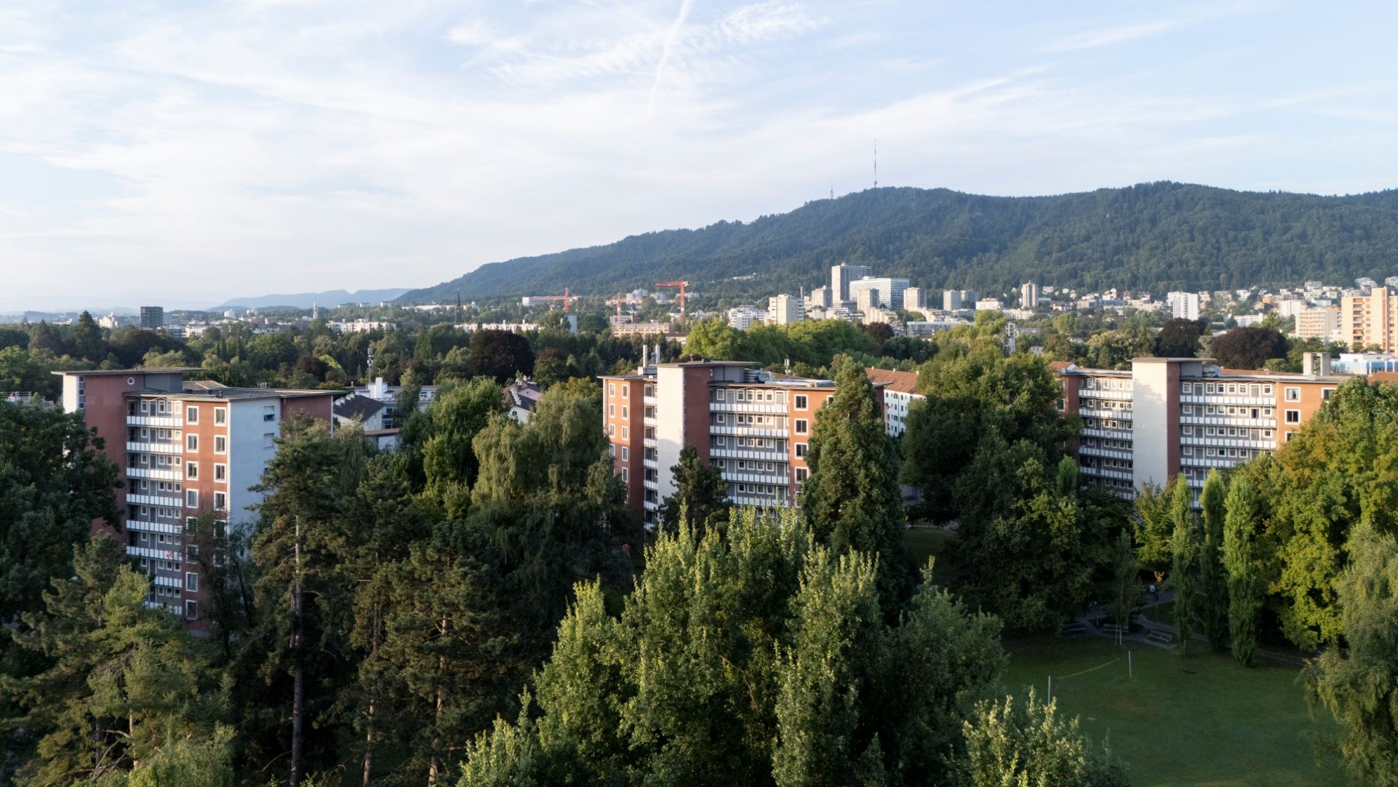 Das Foto zeigt die Wohnsiedlung. Bild Sophie Steiger