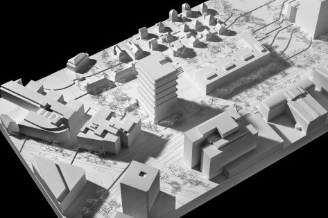 HÄNGENDE GÄRTEN Modellfoto Situationsmodell HÄNGENDE GÄRTEN